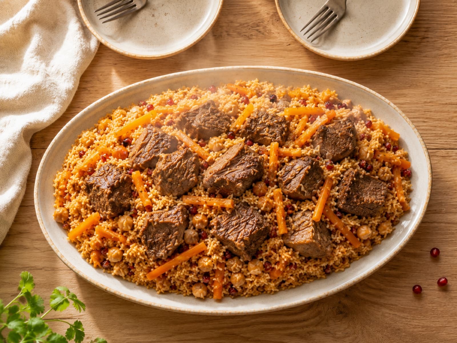 Plov de Samarcande — Grande barquette (2 pers)