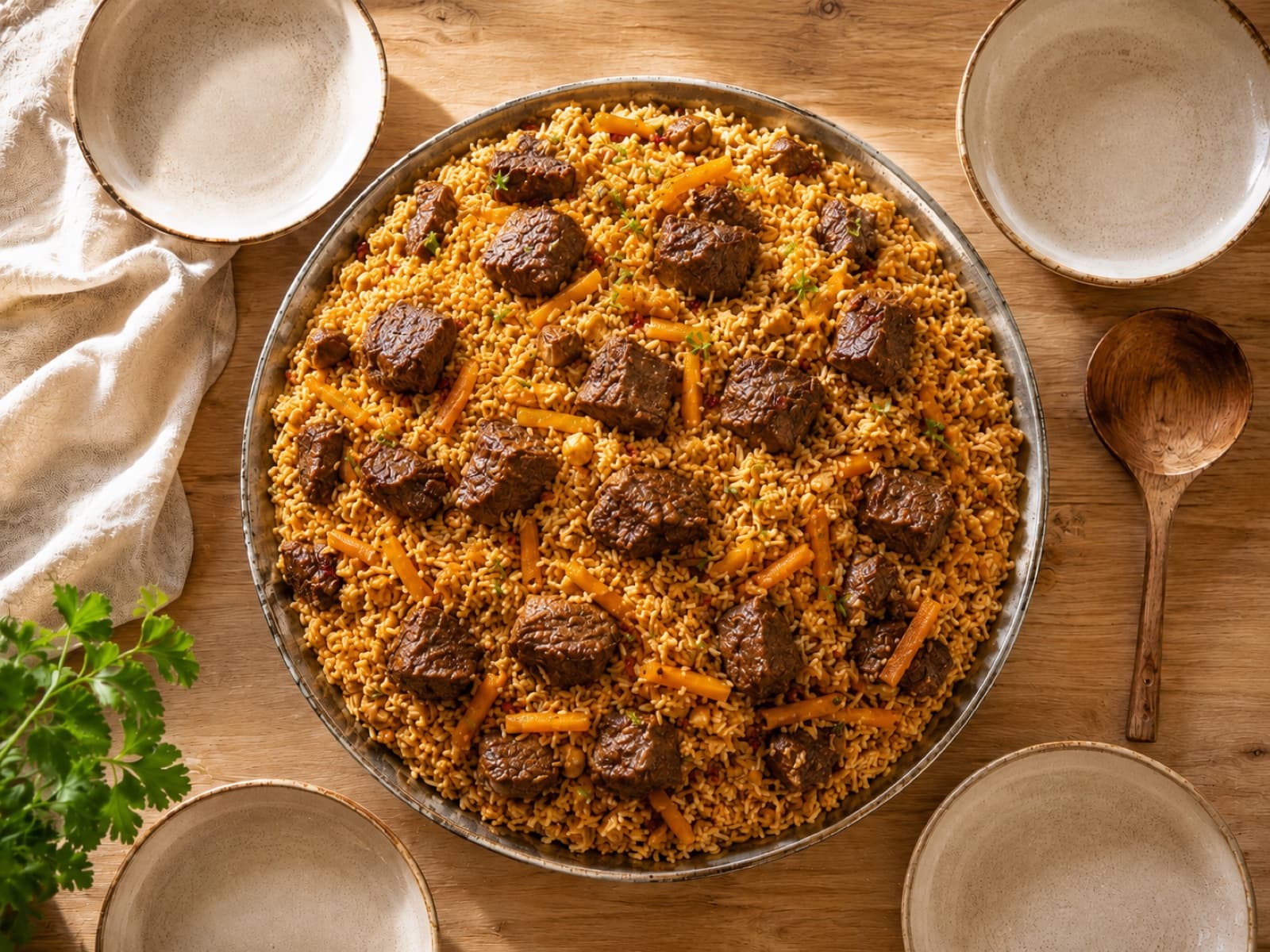 Plov de Samarcande — Plateau Famille (4-5 pers)